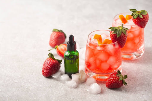 Strawberry and THC infused beverages