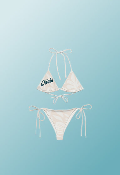 Oasis Bikini - White/Beige
