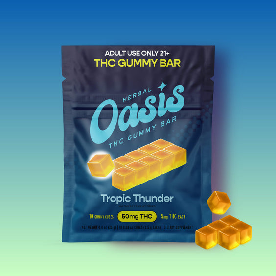 THC Gummy Bars - Tropic Thunder