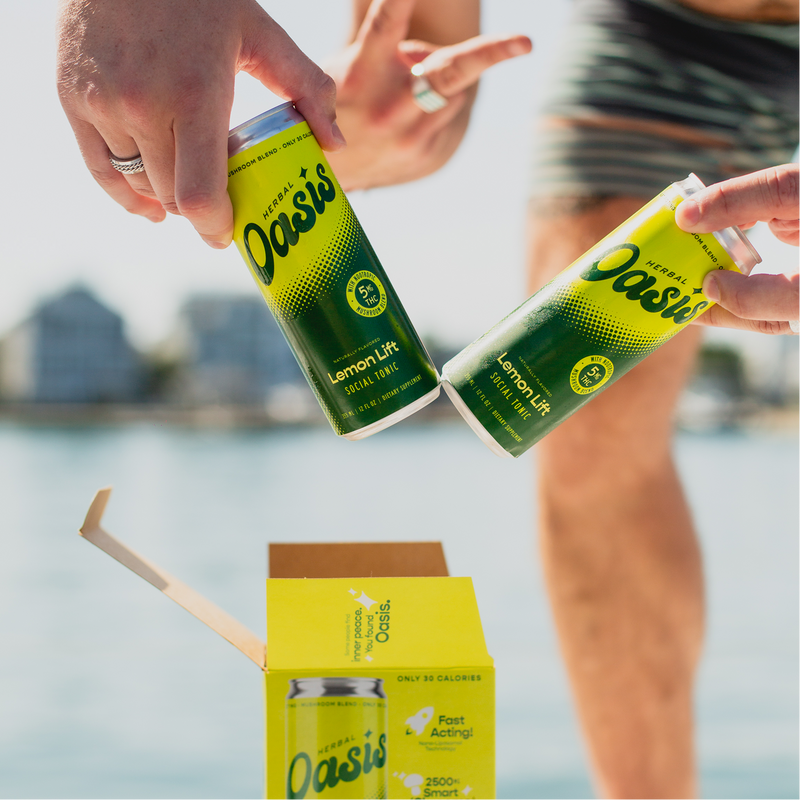 Lemon Lift 5mg THC Drink | Herbal Oasis Lemon Lift 5mg THC Drink | Herbal Oasis