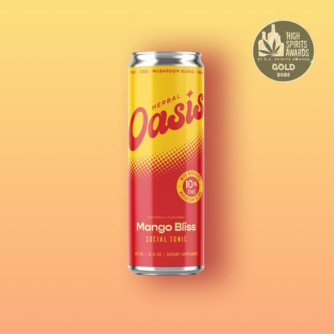 Mango Bliss 10mg THC Drink | Herbal Oasis