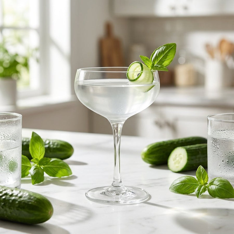 Cucumber Basil Gimlet